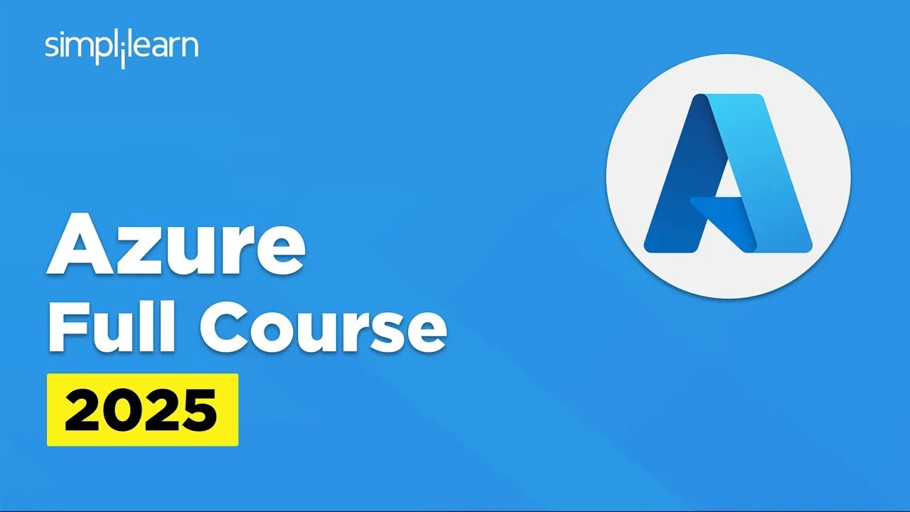Microsoft Azure Full Course 2026  | Azure Tutorial for Beginners | Azure Training | Simplilearn