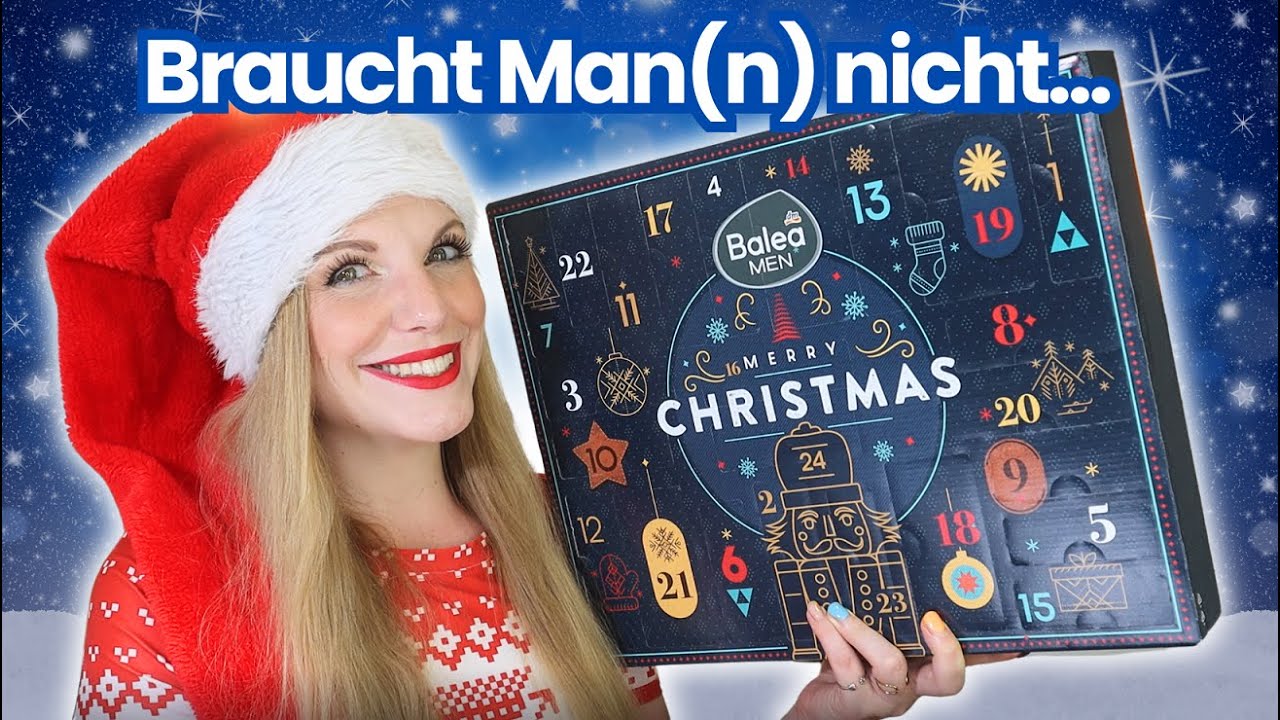 OHNE WOW 🤷‍♂️ dm BALEA MEN Adventskalender 2024 Unboxing