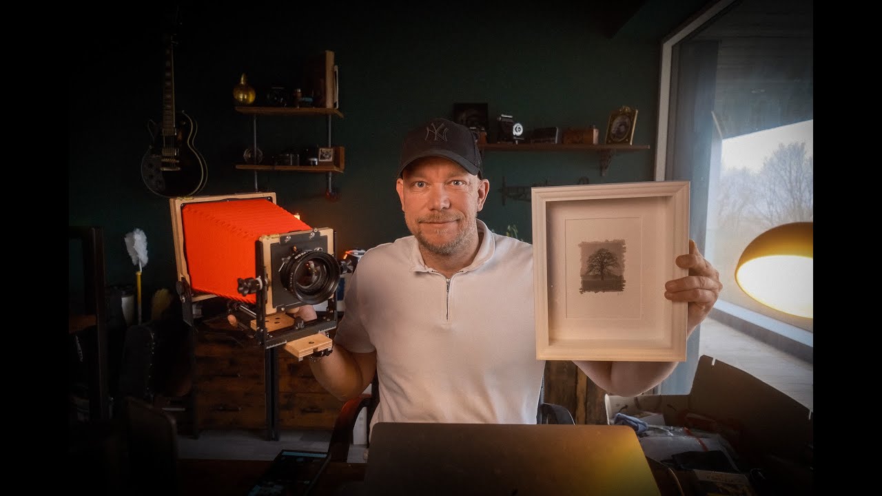 How to make Salted Prints from a 4x5 Negative