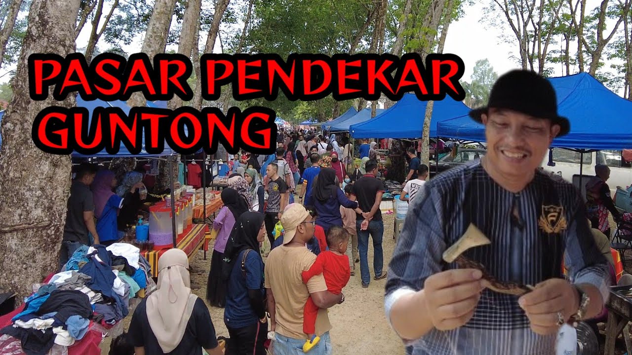 BN230034 Pasar Pendekar Kampung Guntong Pasir Puteh Keunikan Dalam Kebun Getah Menjadi Tarikan