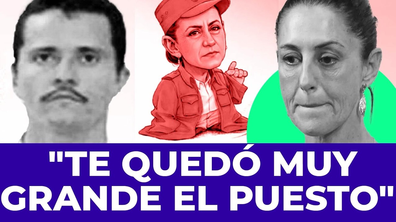La caricatura que humilla a Sheinbaum tras la captura de El M*ncho.