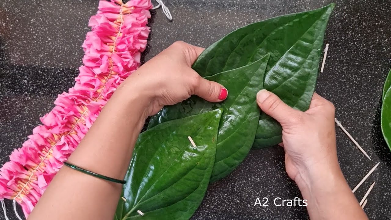 Betel Leaf Decoration Ideas || Varamahalakshmi Pooja Decoration idea 2023|| Leaf Craft