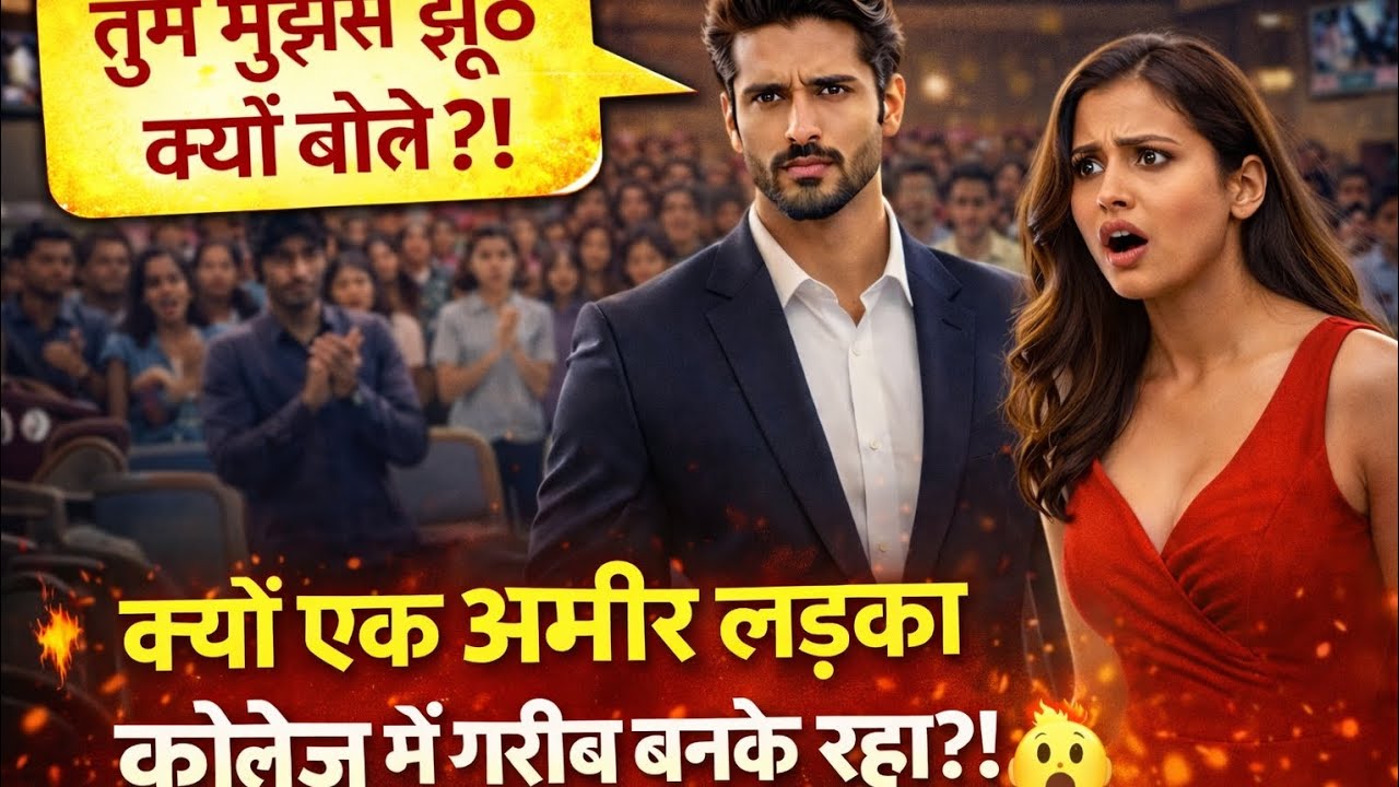 “कैसे एक अमीर लड़का…गरीब बनकर कॉलेज में पढ़ रहा था —और किसी को भनक तक नहीं थी।” 👀🎓