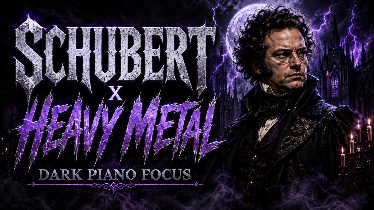 Schubert x Heavy Metal | 30 Min Dark Piano Focus