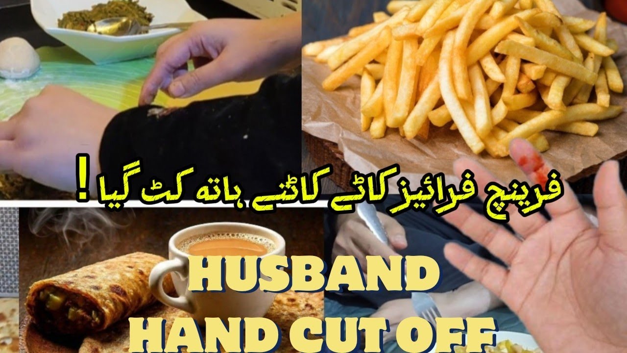My husband's hand almost got cut off while cutting french fries.|Saag Paratha Recipe