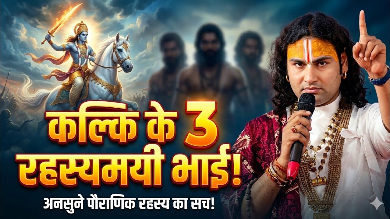 कलयुग का अंत और कल्कि के 3 भाई –कौन हैं ये दिव्य योद्धा?   रहस्य जो कोई नहीं बताता! #2026 #bhakti 