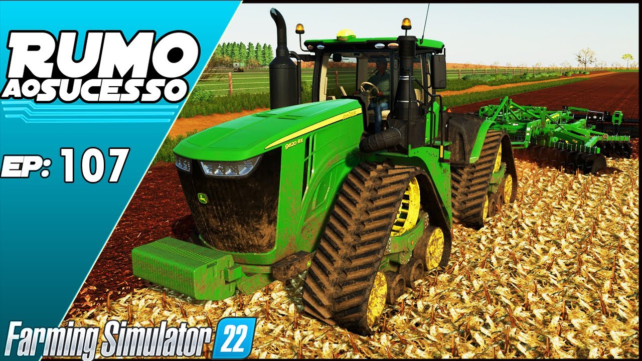 COLOCANDO OS BRUTOS PARA TRABALHAR! CONJUNTO JOHN DEERE! | FARMING SIMULATOR 22 #107