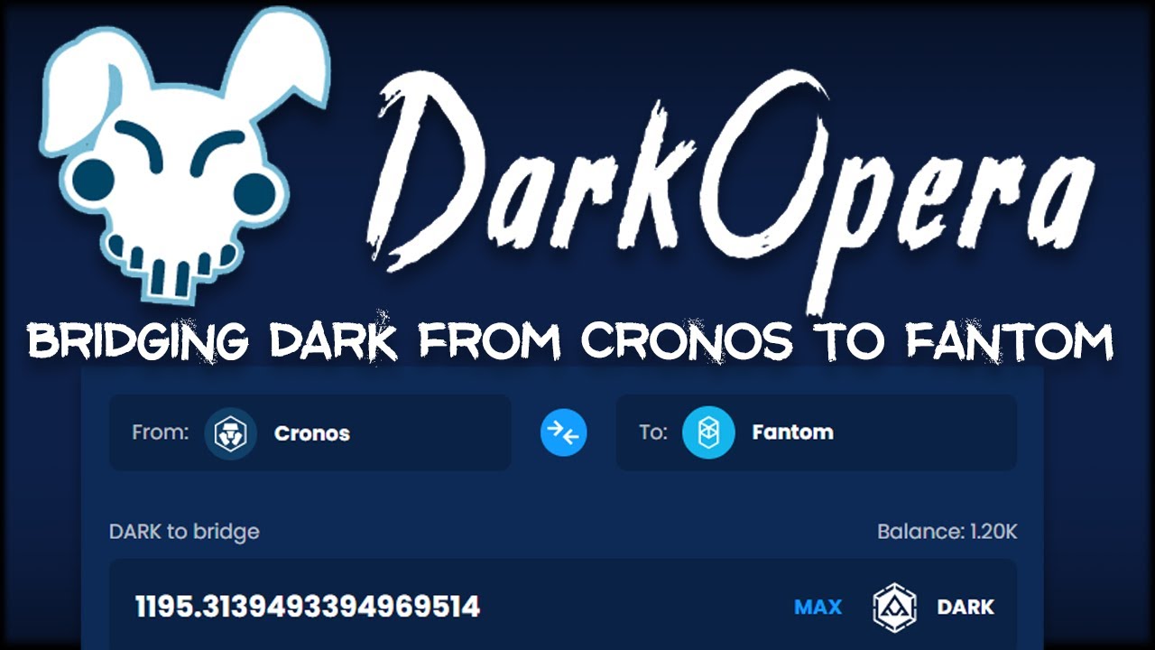 Bridging DARK to DARKO : Dark Opera's Fantom Tomb Fork