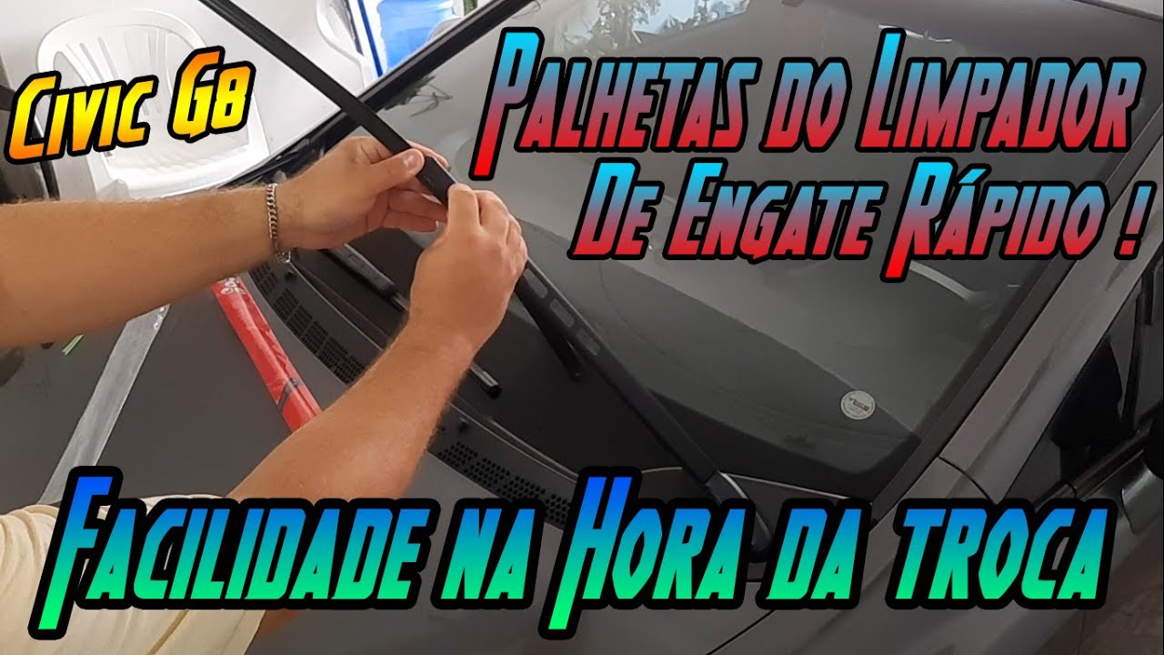 TROCANDO A PALHETA DO LIMPADOR DE PARABRISA DO CIVIC G8