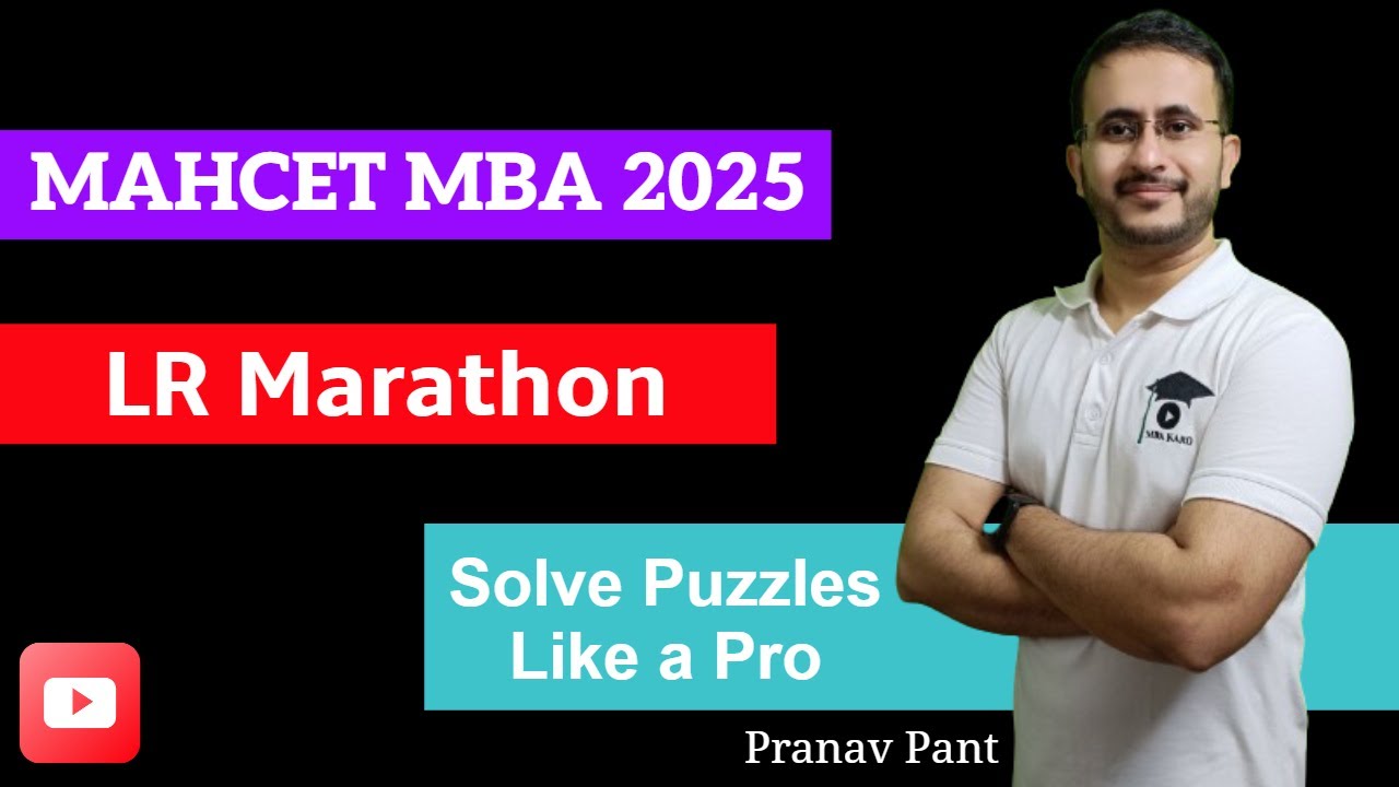 MAHCET MBA 2025 Revision | One Shot Logical Reasoning Revision | LR marathon for score boost