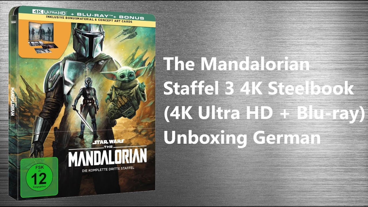 The Mandalorian Staffel 3 4K Steelbook Unboxing