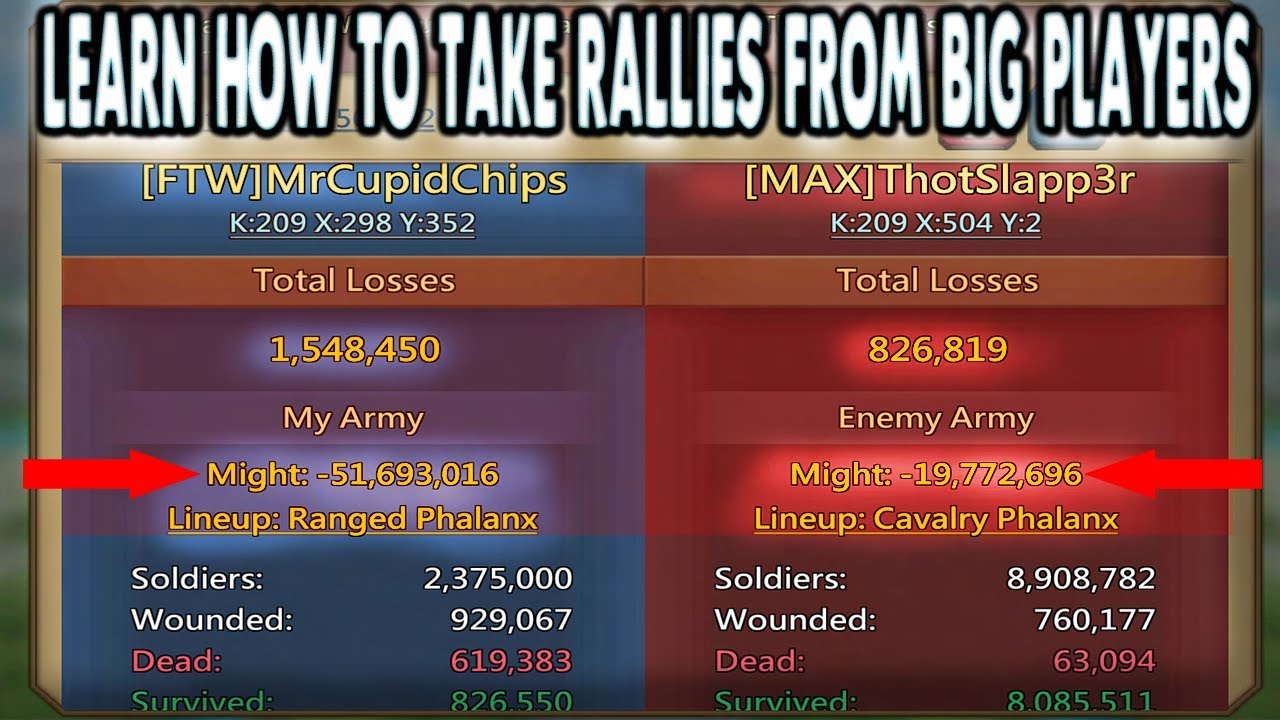 Taking a Rally and How to Set it up - Lords Mobile