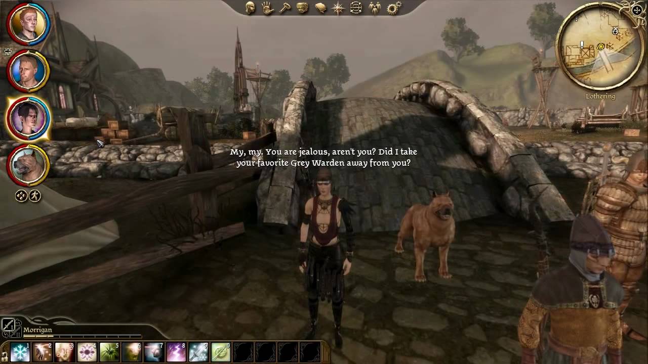 Dragon Age Origins - Morrigan Vs Alistair