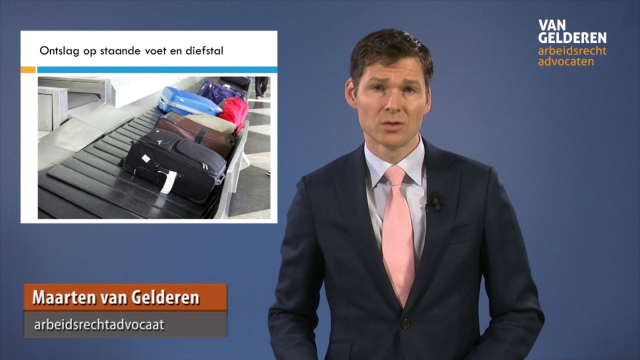 Ontslag op staande voet en diefstal