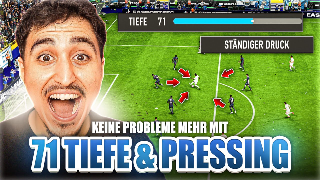 DIE BESTEN TIPPS GEGEN PRESSING & 71 TIEFE IN EA FC 24!✅👀