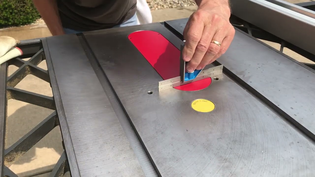 Install Leecraft CR-1 Zero Clearance Table Saw Insert