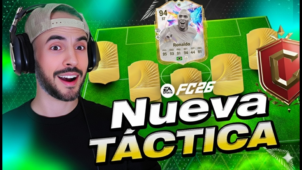 La NUEVA TÁCTICA que USÉ en FUT CHAMPIONS con Ronaldo Nazario en FC 26