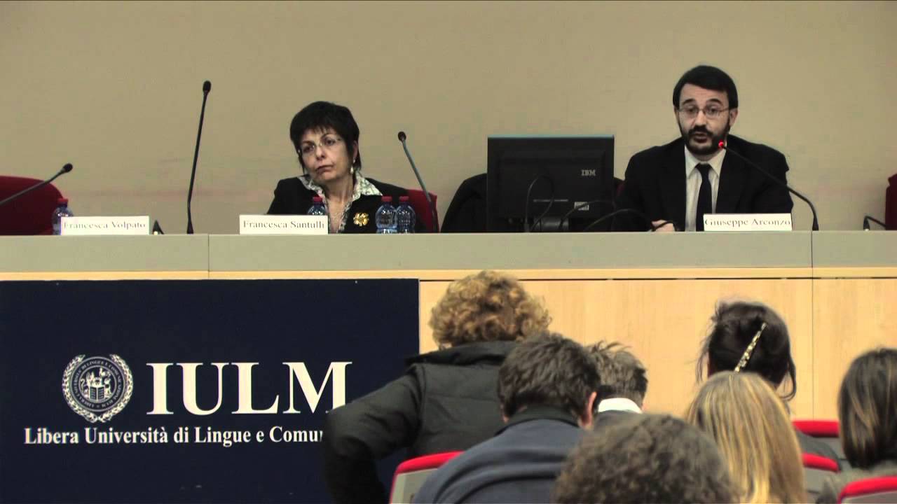 Giuseppe Arconzo - Convegno DiversaMente (DSA - Disturbo, Dislessia, Disabiltà) IULM 28/11/2011