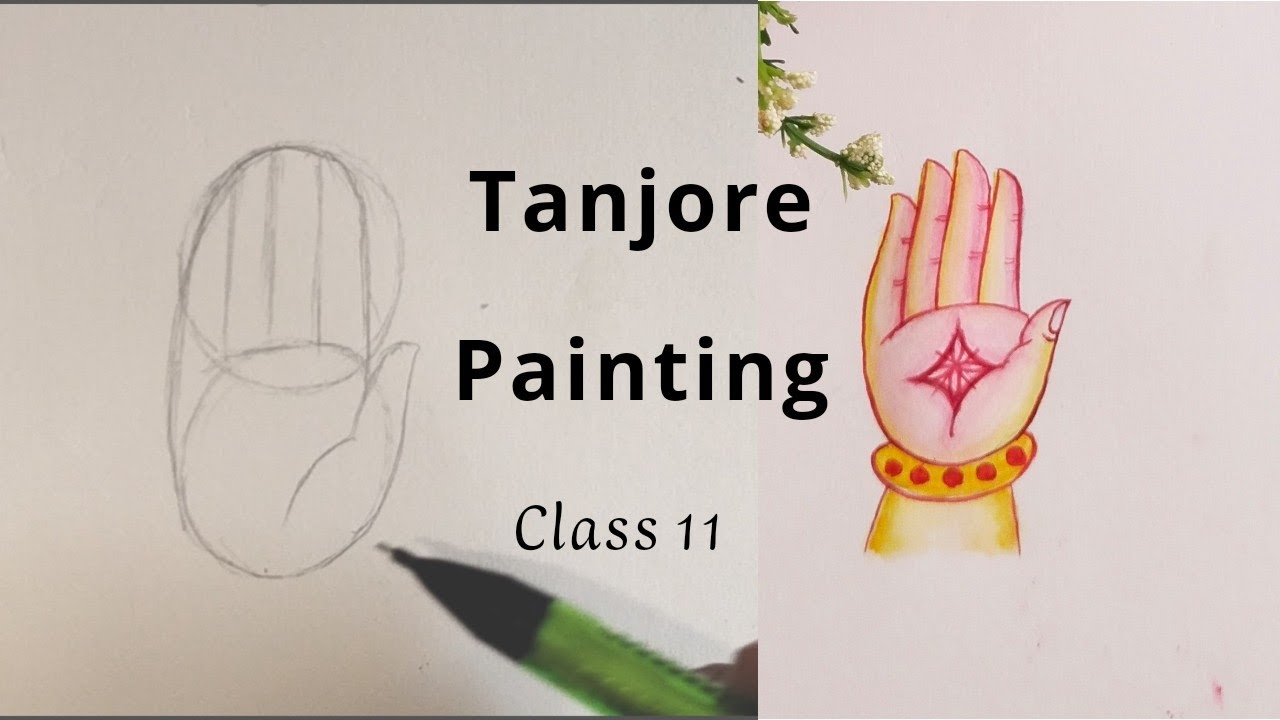 Tanjore painting Colouring /Class 11