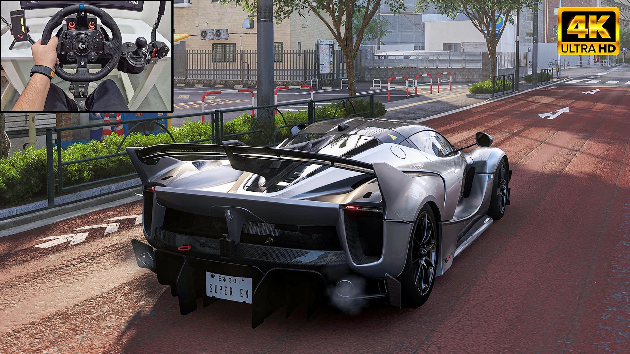 Ferrari FXX-K Evo - Forza Horizon 6 | Logitech G923 Steering Wheel