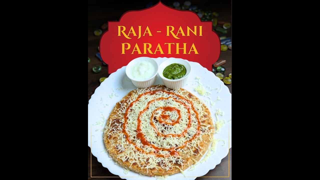 Raja-Rani Paratha | Healthy, Tasty & Loaded with Veggies 🌿🔥 | Must-Try Recipe!