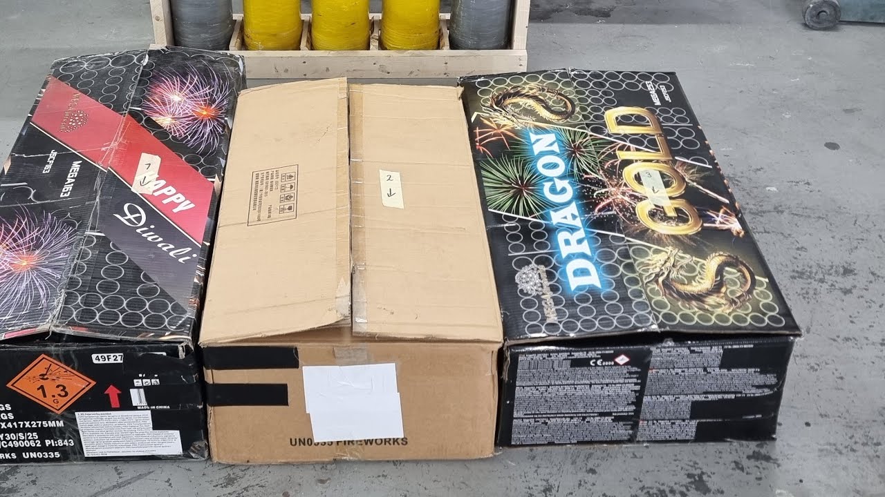 Megafireworks blokken doorgelont