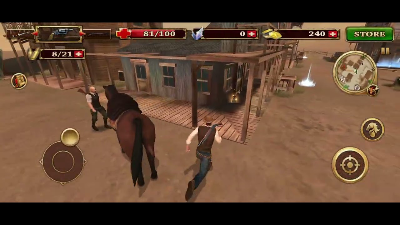 The Fastest Draw in the West! | Gunfighter Showdown game #Gunfighter #WildWestGame #new #gameplay 