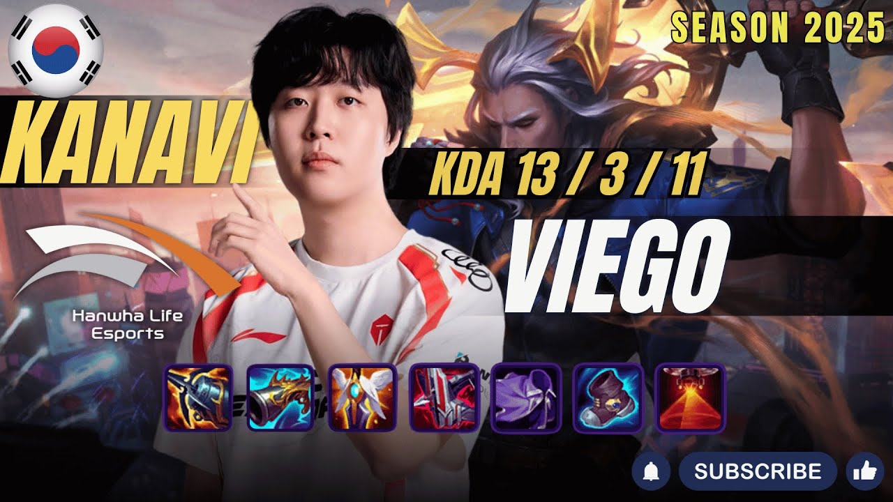 HLE Kanavi VIEGO vs FIDDLESTICKS Jungle - Patch 25.24 KR Ranked | lolrec