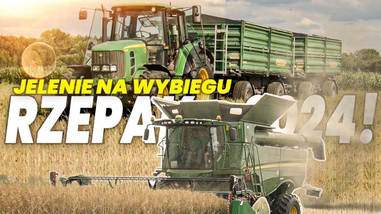 ✓Koszenie Rzepaku 2024 z Firmą Jt Agro✓John Deere S680i✓John Deere 6630✓ Zasław✓Jt Agro✓