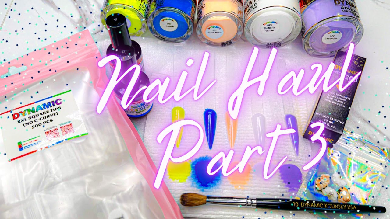 Dynamic Nail Supply Haul (Part 3)😁 | Swatches | Fan Fave Acrylic Powder