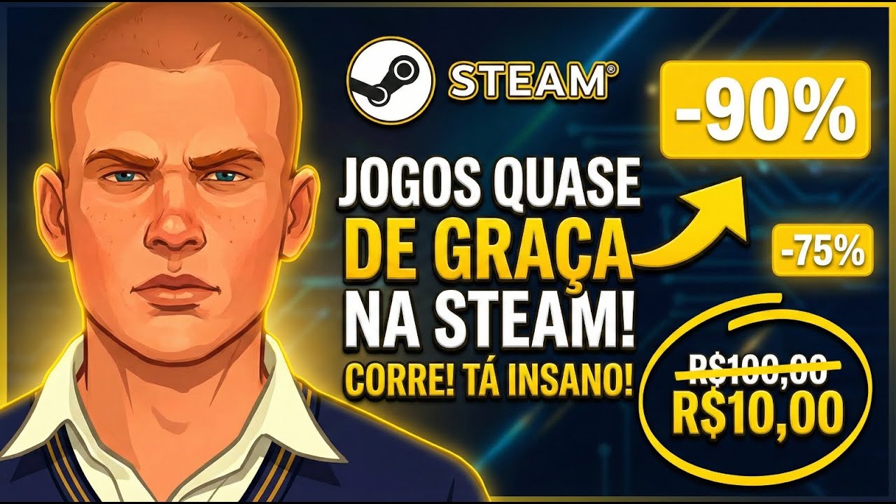 JOGOS NA STEAM POR ATÉ R$20? (PROMOÇÕES INSANAS)