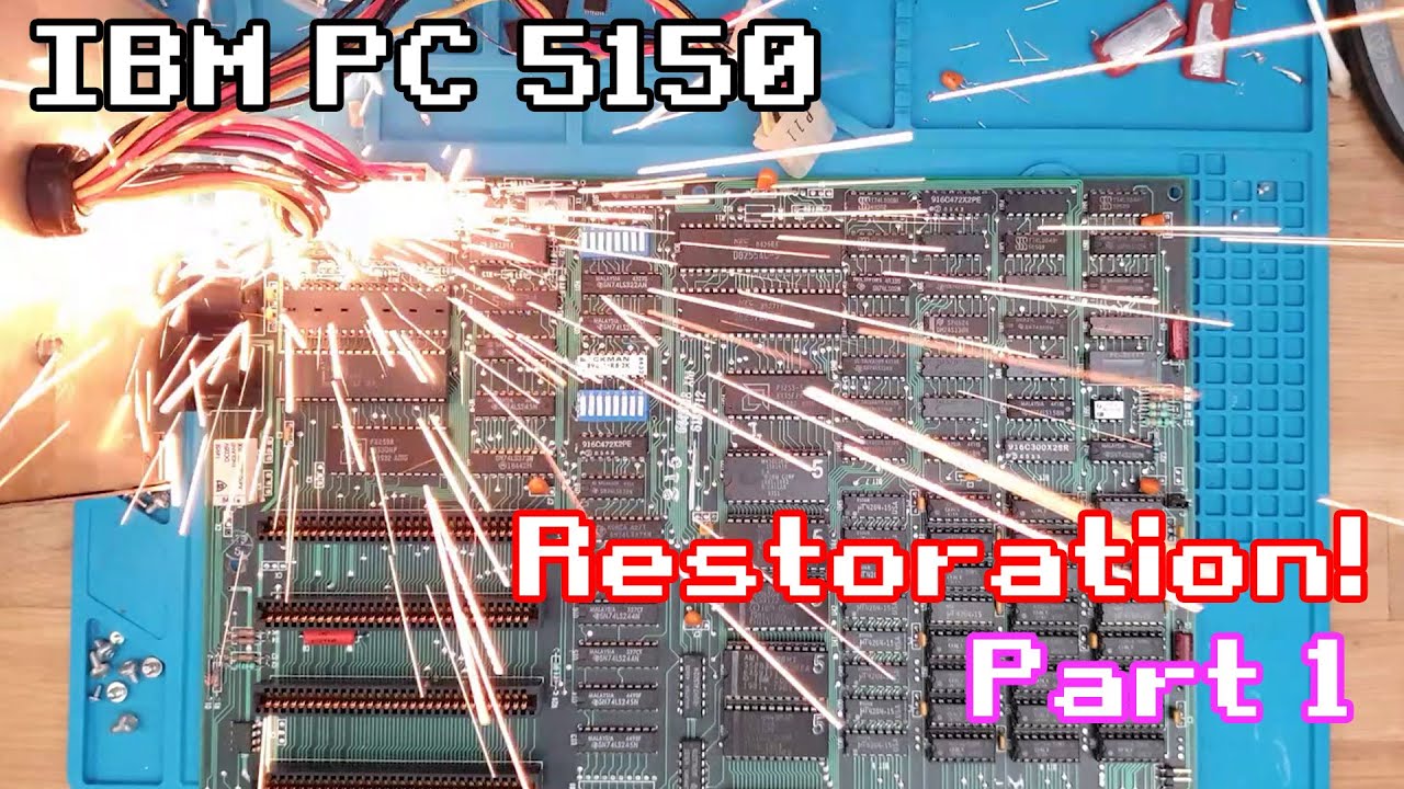 This IBM PC 5150 restoration is a challenge
