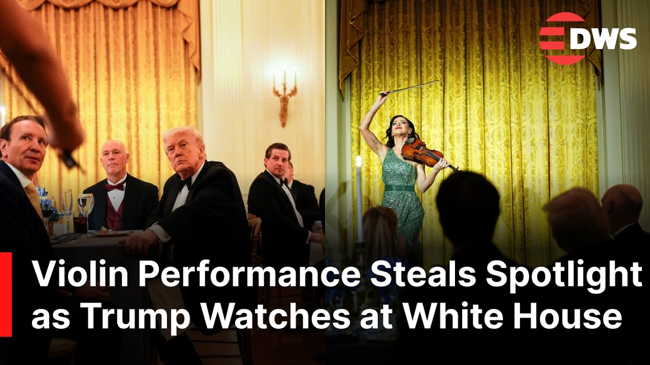 MUST WATCH: Violinist Performs Live as Prez. Trump Watches at White House Governors Dinner | AC1G