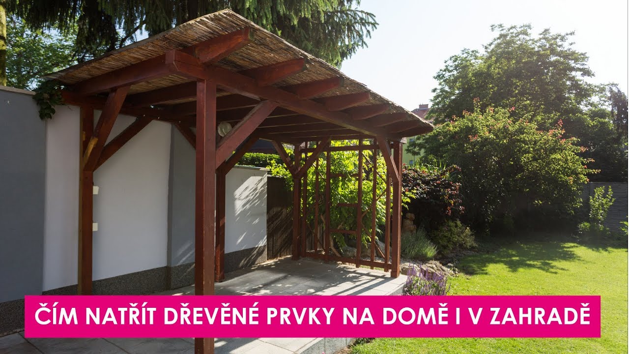 Čím natřít dřevěné prvky na domě i v zahradě
