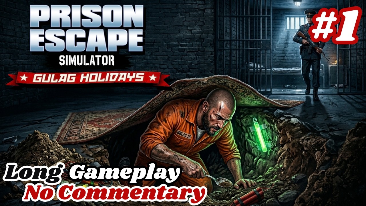 Prison Escape Simulator Dig Out (Gulag Holidays) | Part #1 | Long Gameplay No Commentary