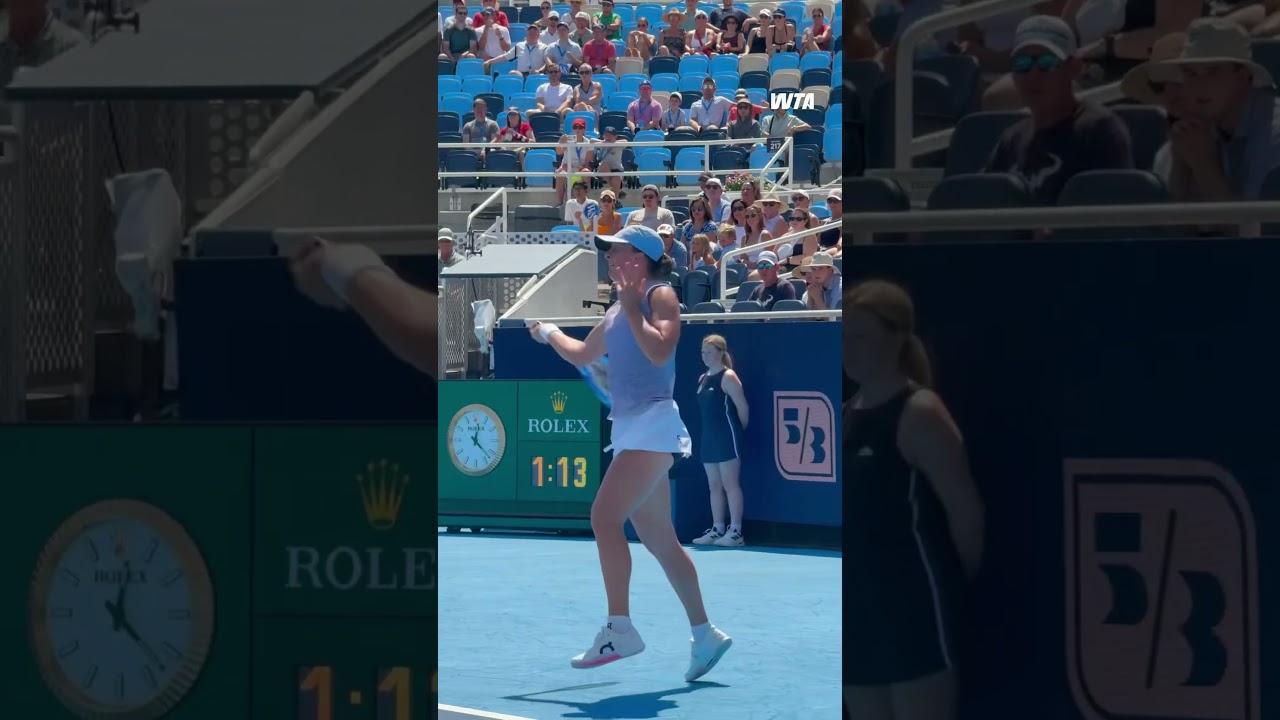 Swiftly to Round 3 👏 #WTA #CincyTennis #IgaSwiatek