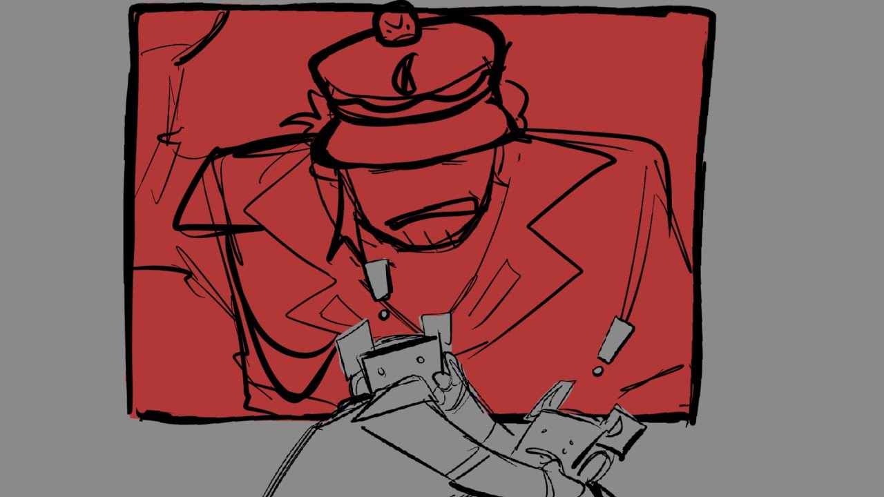 A bit of Coolkid’s battle theme animated // Termination Protocol