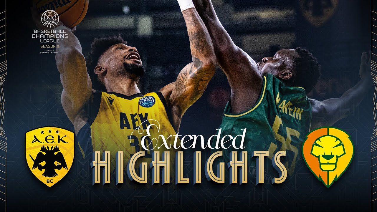 AEK BC v Patrioti Levice | Full Game Highlights | #BasketballCL 2025-26