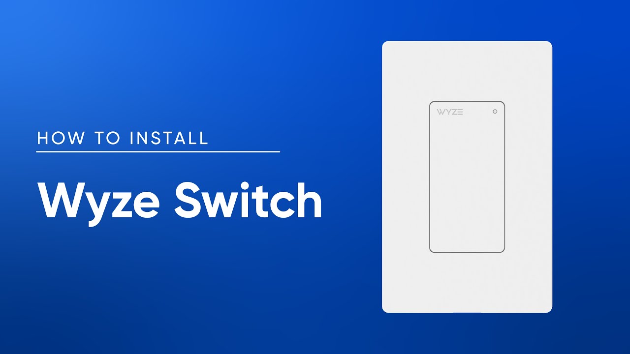 Установка коммутатора Wyze