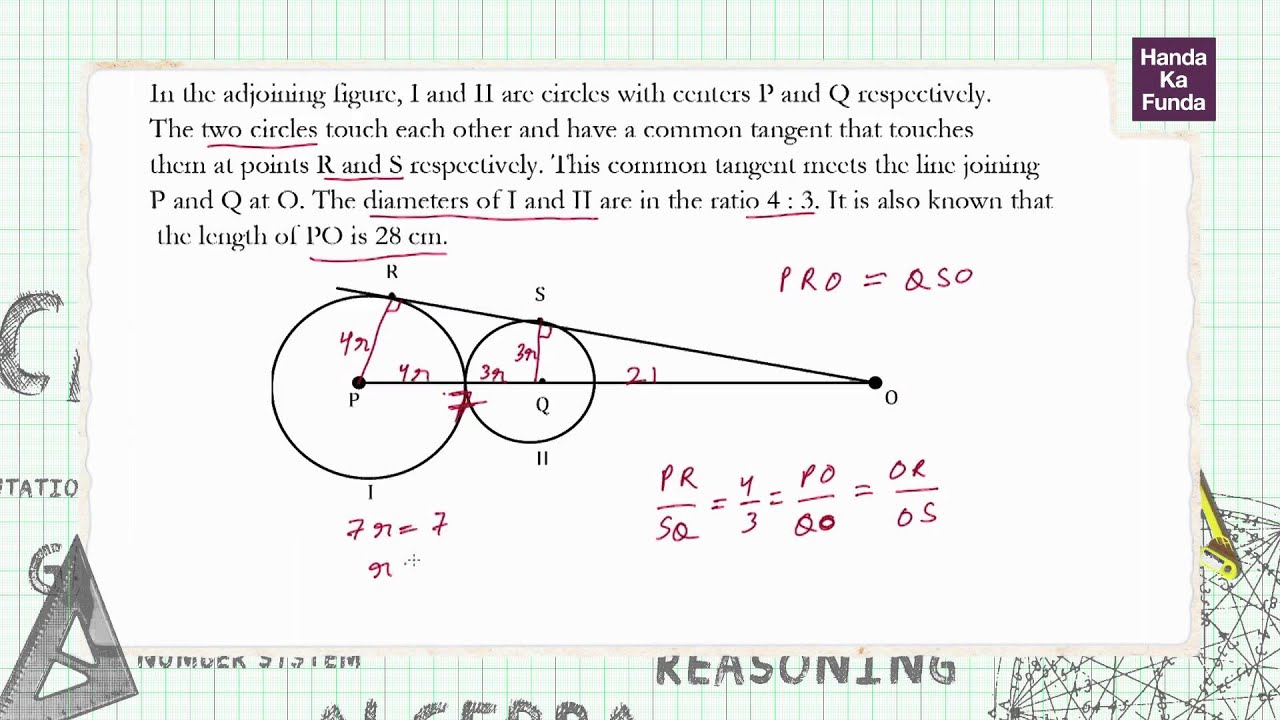 CAT Exam Online Coaching Preparation Material - Geometry - Handa Ka Funda (C04GE02-GE04)