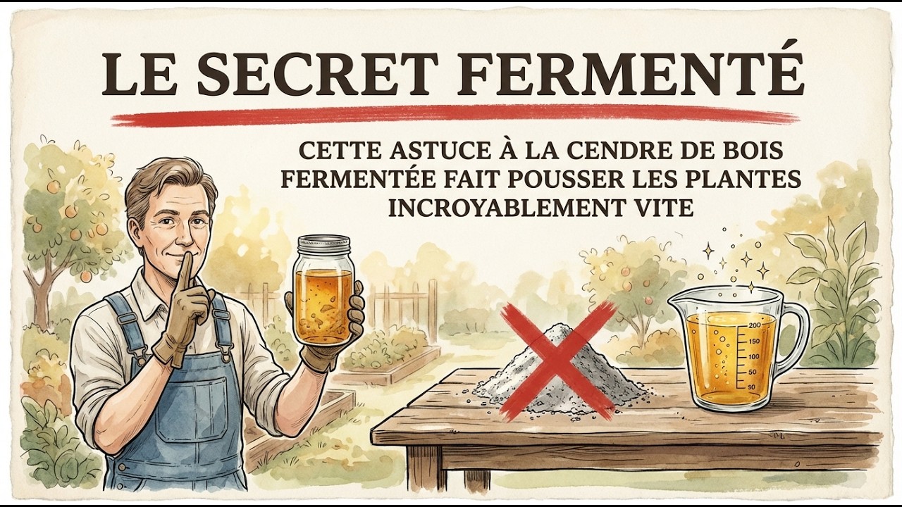 Cette astuce à base de cendre de bois fermentée fait pousser les plantes à une vitesse folle