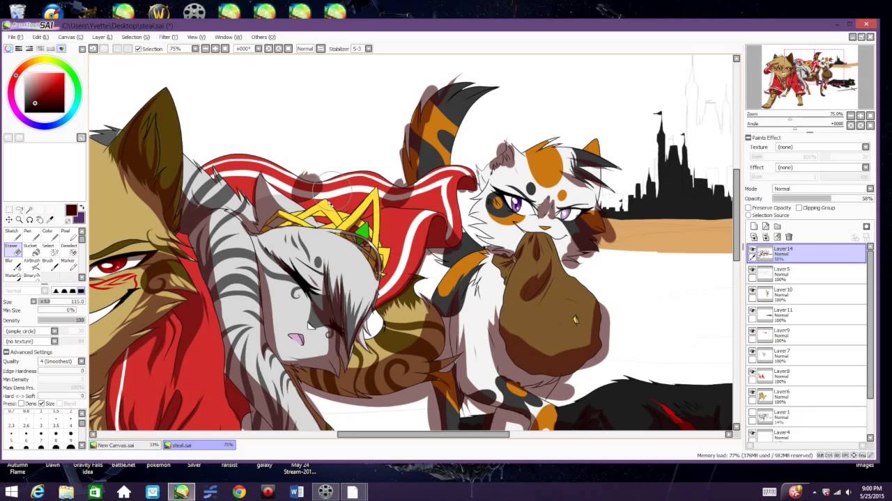 The Shadow Thief - Speedpaint