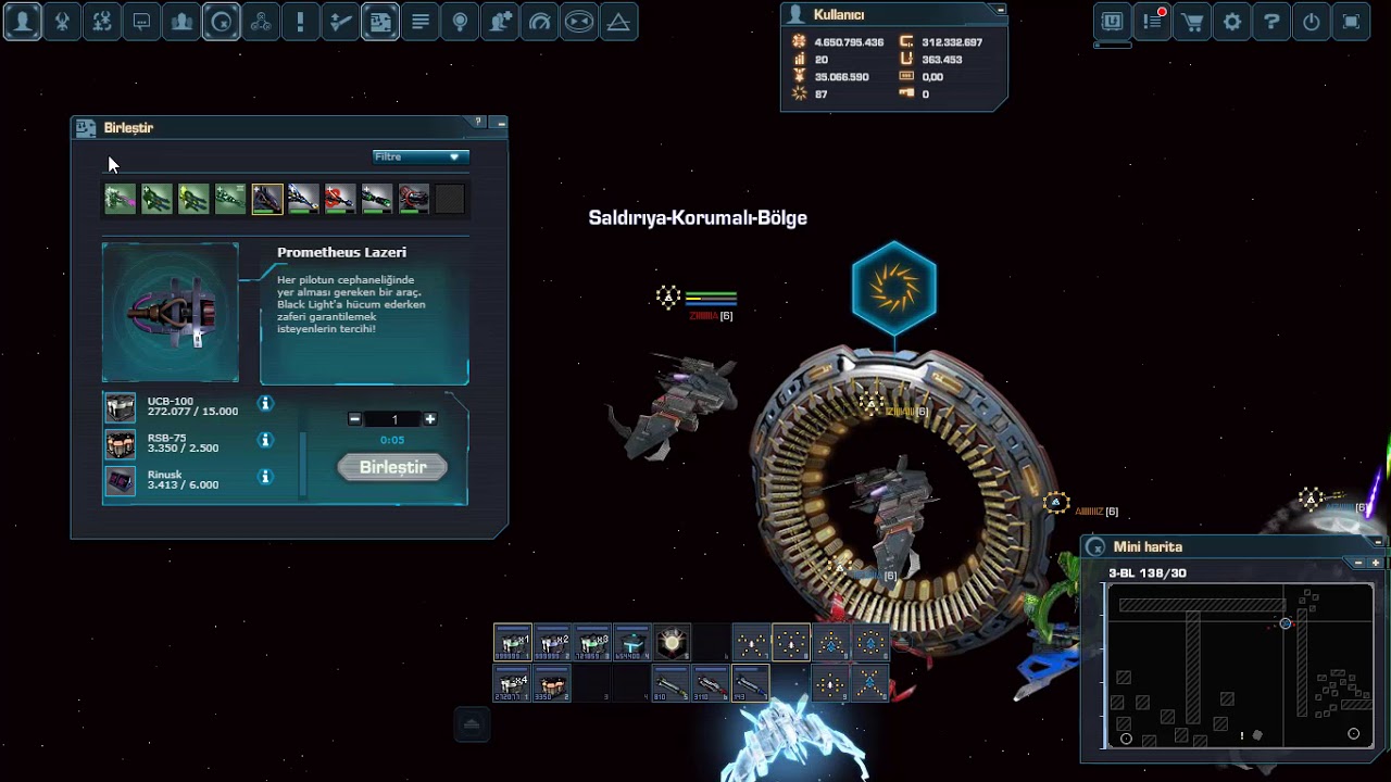 Darkorbit Rinusk Nasıl Kasılır? - Prometheus Lazeri Hakkında!