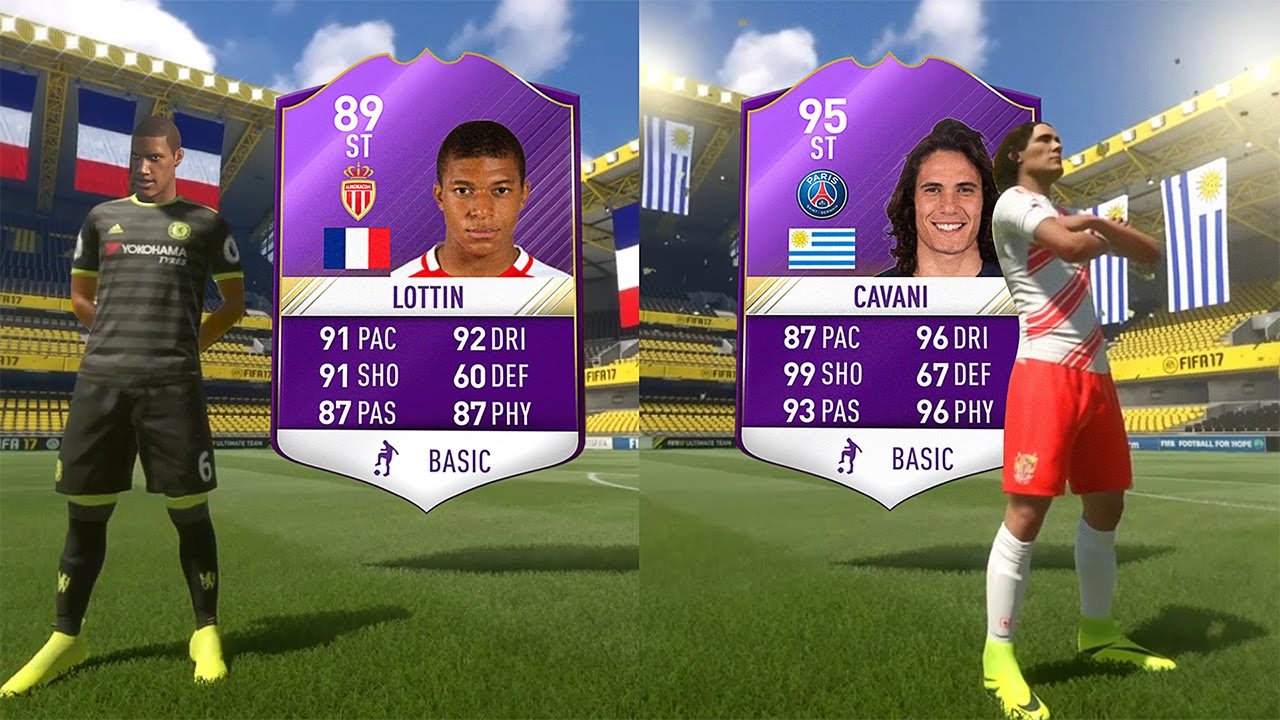 95 POTY CAVANI & 89 POTY MBAPPE - #FIFA17 Player of the Year SBC