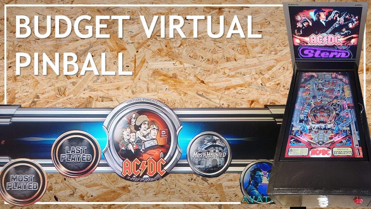 Budget Virtual Pinball Mini Build Visual Pinball X Pinup Popper Cheap