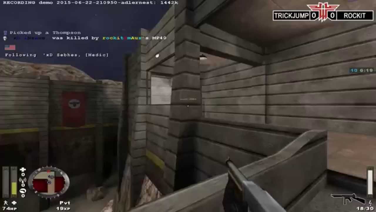 ET - TRICKJUMP vs. ROCKIT, United Cup II - Group A, Match 1 [Enemy Territory]