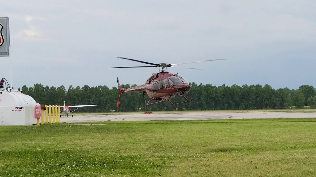 Bell 407 Start Up and Take Off
