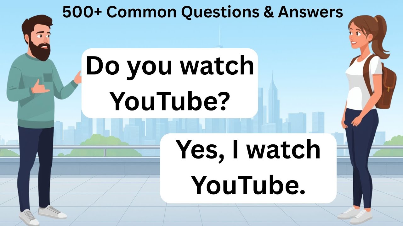 500+ Common Questions & Answers | Speaking Practice for Beginners | Daily English Conversation