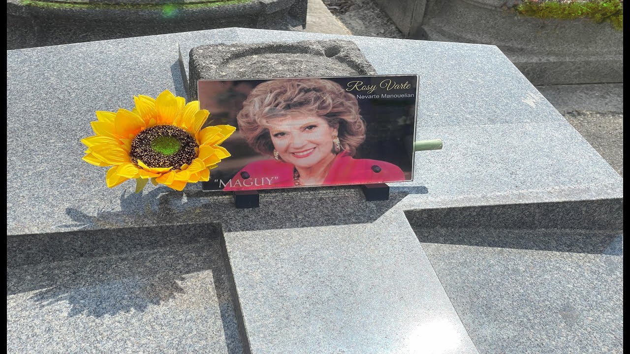 Tombe de Rosy VARTE cimetière Pasteur, Bagnolet.