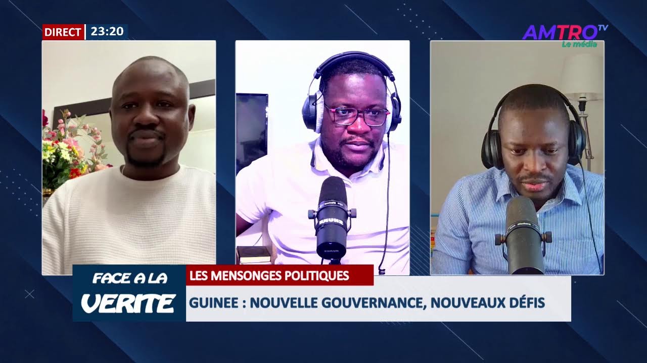 EN DIRECT : GUINÉE : Sous la nouvelle gouvernance du Président Doumbouya